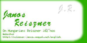 janos reiszner business card